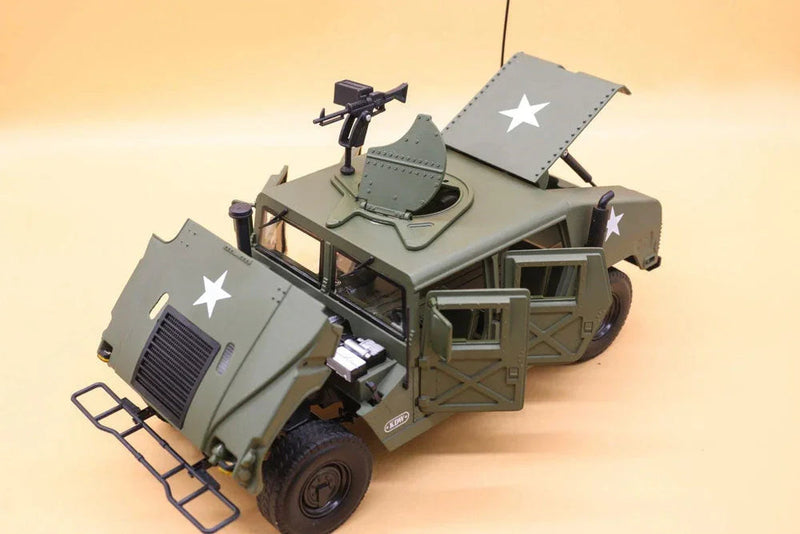 Humvee Militar KDW – Miniatura 1:18 de Alta Precisão