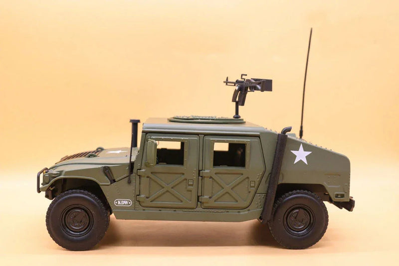 Humvee Militar KDW – Miniatura 1:18 de Alta Precisão