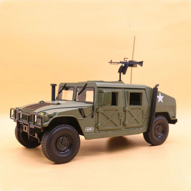 Humvee Militar KDW – Miniatura 1:18 de Alta Precisão